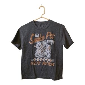 Kids Charcoal Graphic Tee